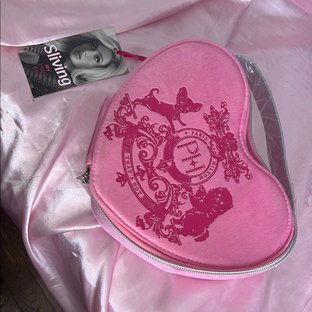 Paris Hilton Pink Heart-Shaped Women's Bag